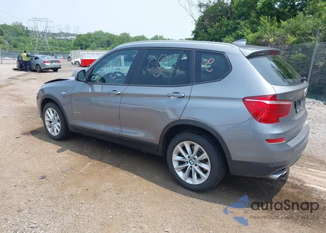 2015 BMW X3 xDrive28I из США, поврежденный, VIN 5UXWX9C5XF0D58699